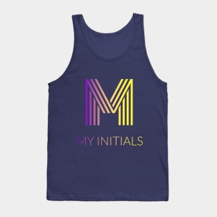 Letter M Letter Art Tank Top